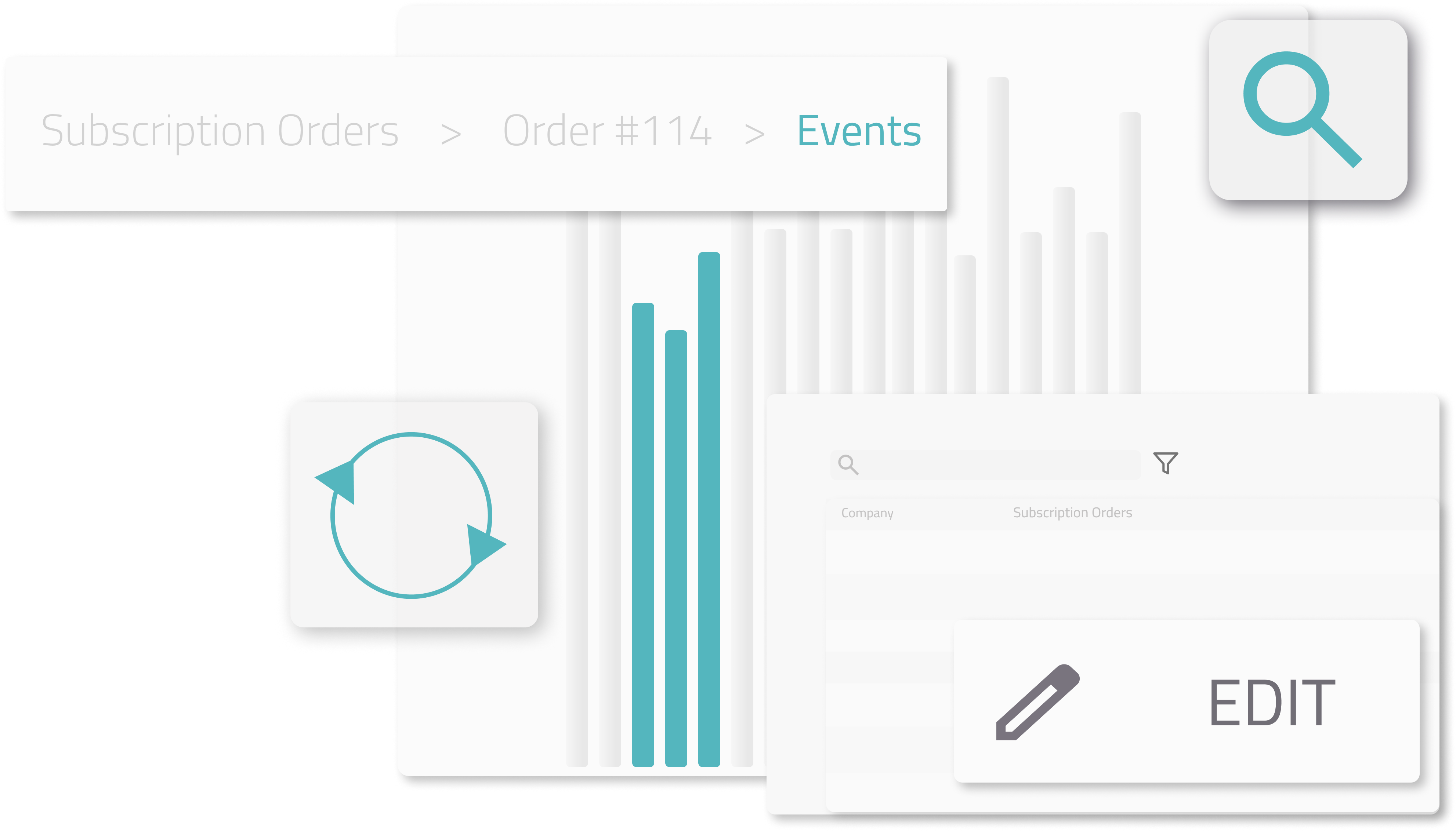 Audit trail turqoise
